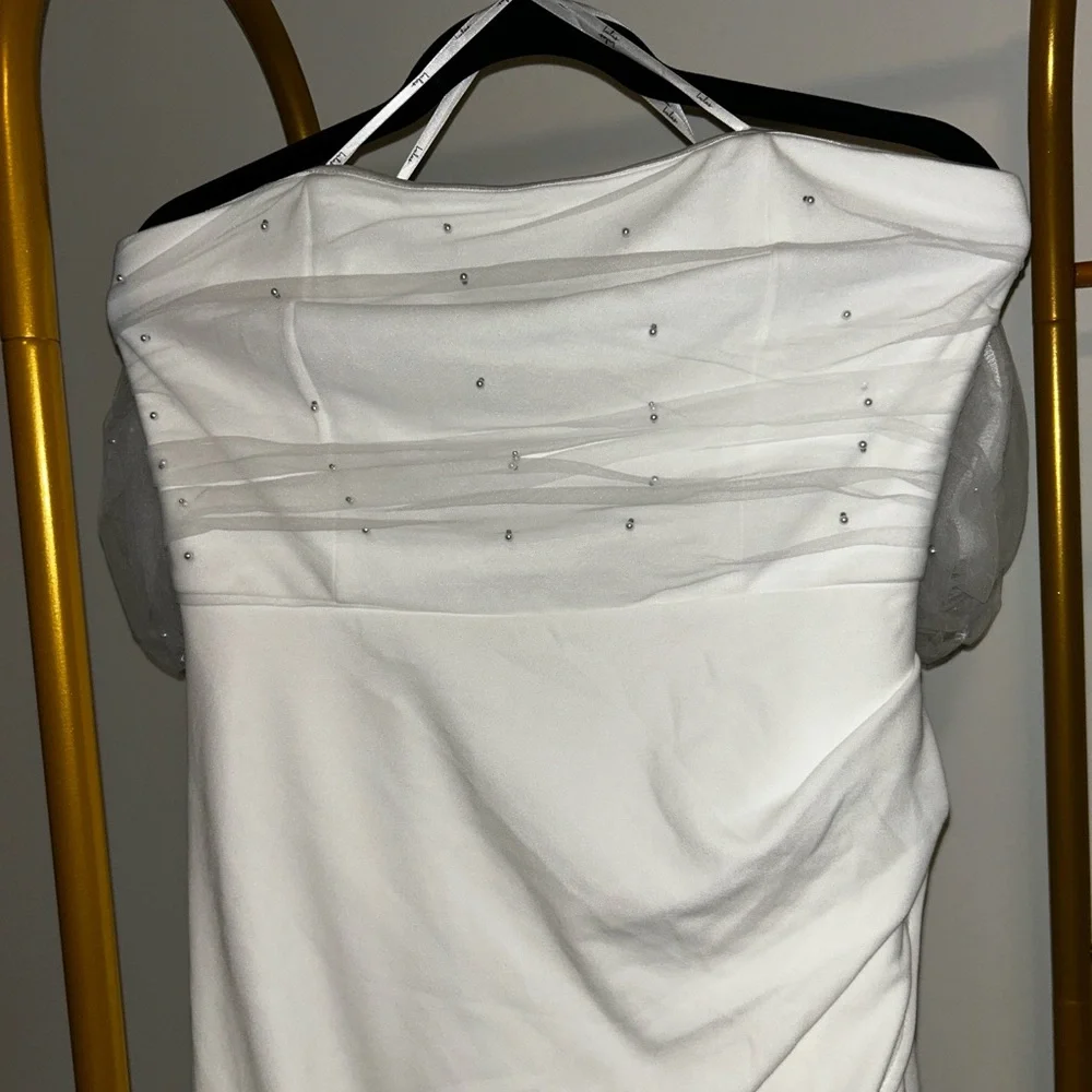 Lulu's White Strapless Maxi Dress - Picture 2 of 3